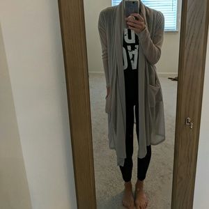 NWT H&M open long cardigan sweater